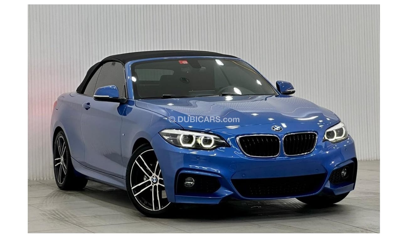 BMW 220i Std 2018 BMW 220i M-Sport Convertible, Warranty, Full Options, Low Kms, GCC