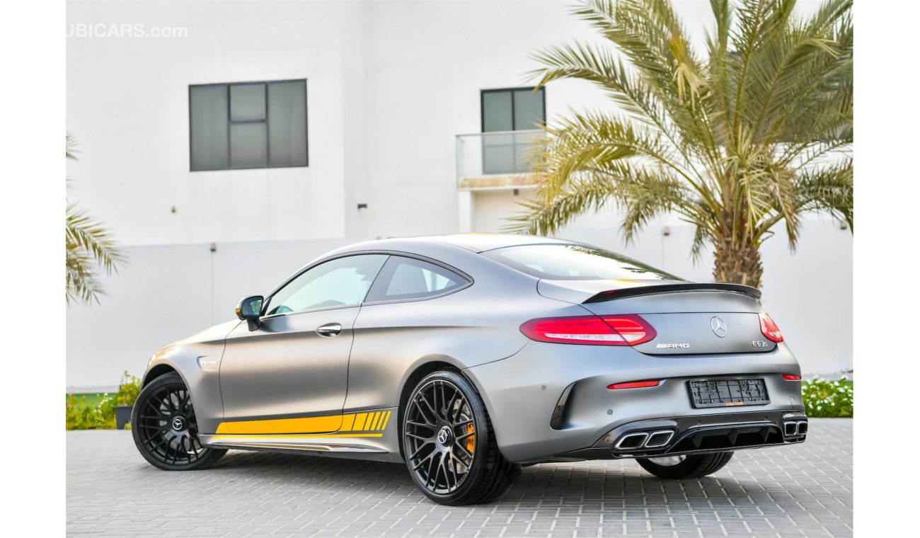 مرسيدس بنز C 63 كوبيه AMG Edition 1 - Agency Warranty & Service Contract! - Only AED 5,855 PM! - 0% DP