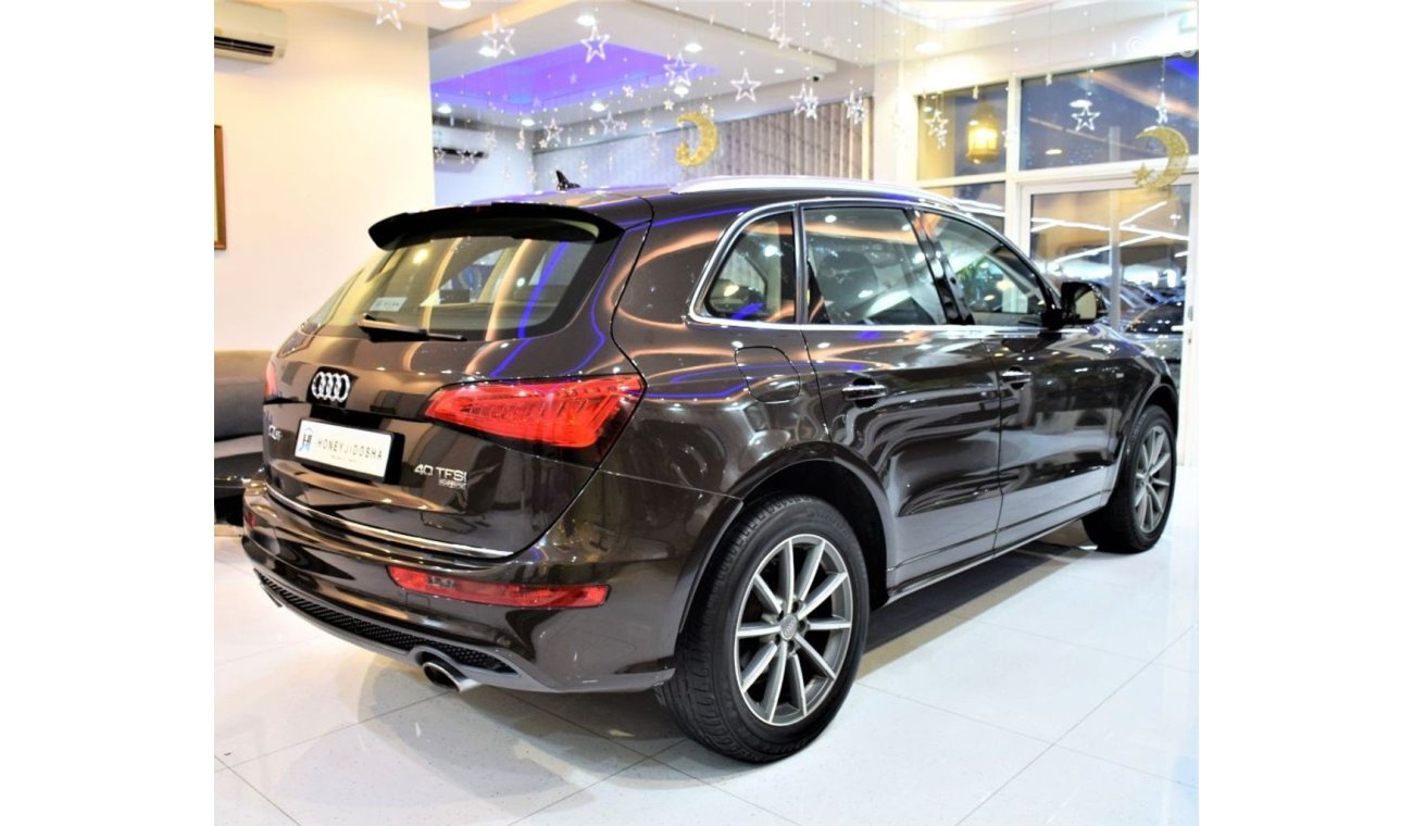 Audi Q5 ORIGINAL PAINT ( صبغ وكاله ) Audi Q5 QUATTRO S-Line 2016 Model!! in Brown Color! GCC Specs