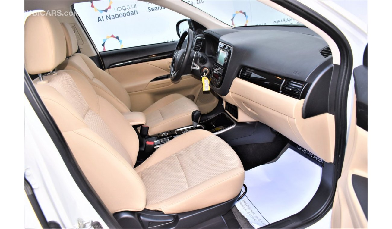 Mitsubishi Outlander AED 1331 PM | 2.4L GLX GCC WARRANTY
