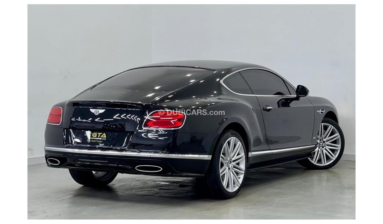 Bentley Continental GT 2016 Bentley Continental GT Speed, Warranty, Full Bentley Service History, Low Kms, GCC