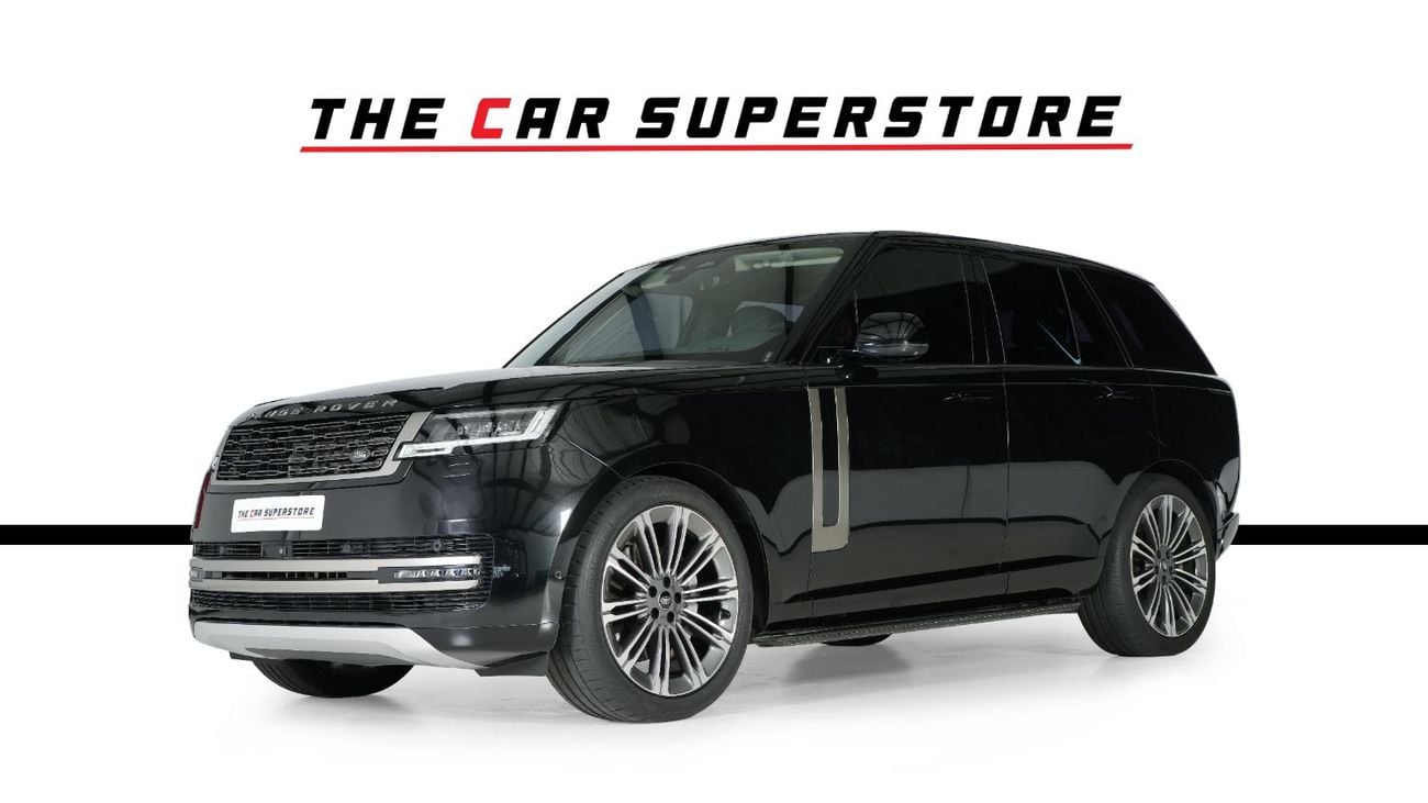 لاند روفر رينج روفر SE P400 Al Tayer Warranty Until 2028-Black On Black