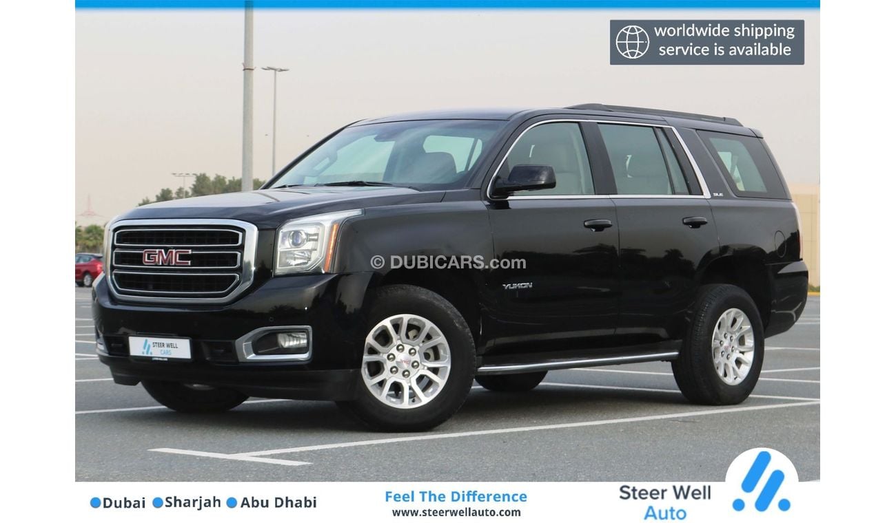 جي أم سي يوكون SLE 2016 | GMC YUKON SLE - 5.3L - V8 - 4WD - SUV - FULL OPTION | WITH GCC SPECS AND EXCELLENT CONDIT