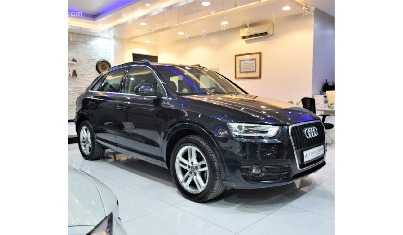 أودي Q3 Audi Q3 35TFSi QUATTRO ( 2014 Model! ) in Dark Blue Color! GCC Specs