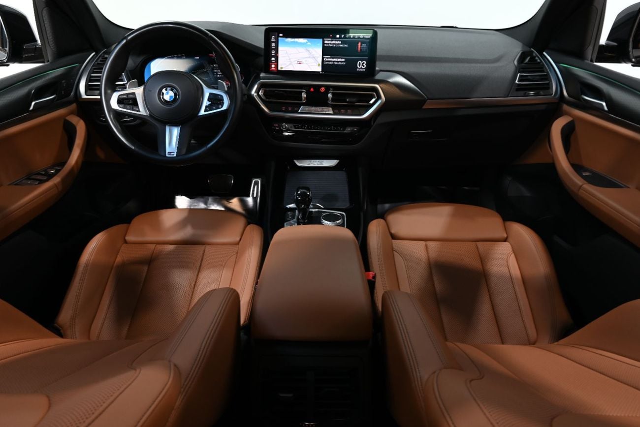 بي أم دبليو X3 XDRIVE 30i M SPORT بي إم دبليو X3 xDrive30i M Sport موديل 2022، ضمان بي إم دبليو وخدمة حتى مايو 2027، سجل صيانة بي إم د