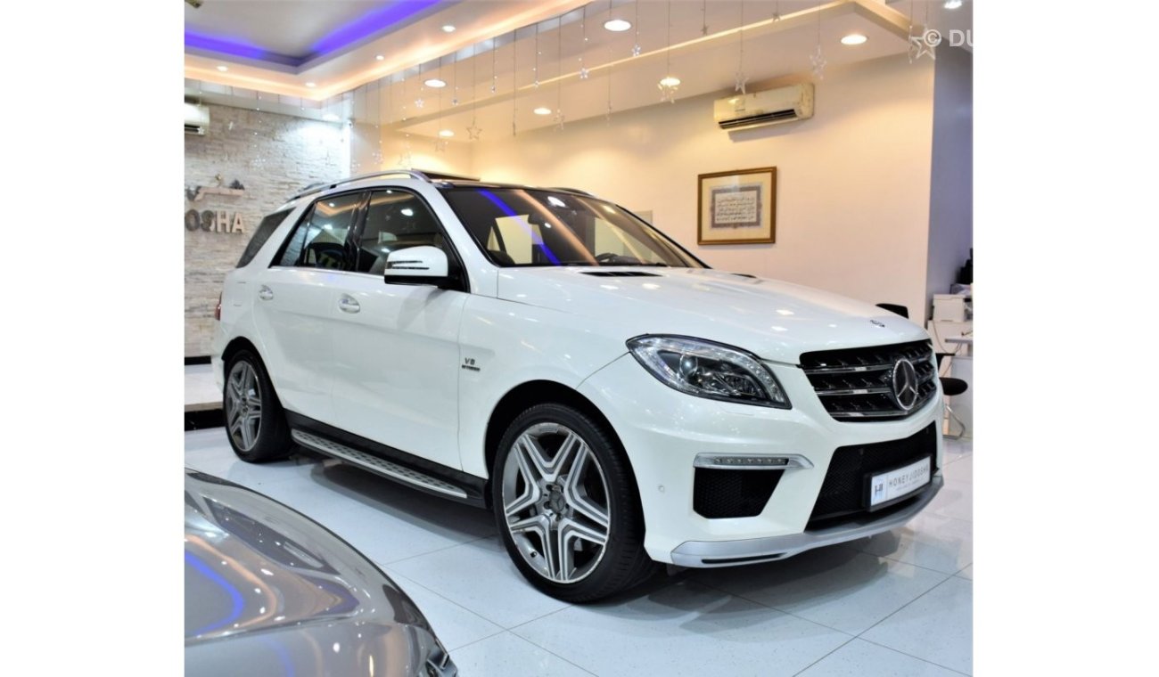 Mercedes-Benz ML 63 AMG EXCELLENT DEAL for our Mercedes Benz ML63 AMG V8 BITURBO 2013 Model!! in White Color! GCC Specs