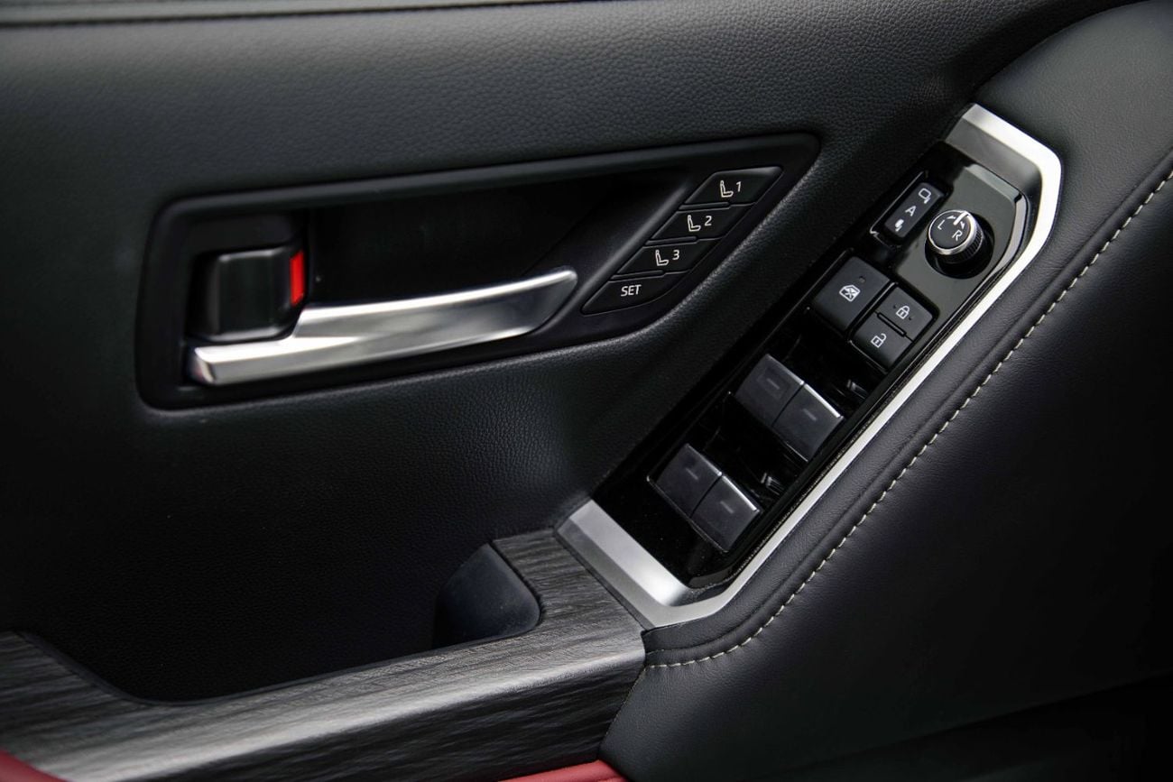 Toyota Land Cruiser LC300 VXR Z 3.3L - Precious White Pearl Inside Black & Red | Export Only