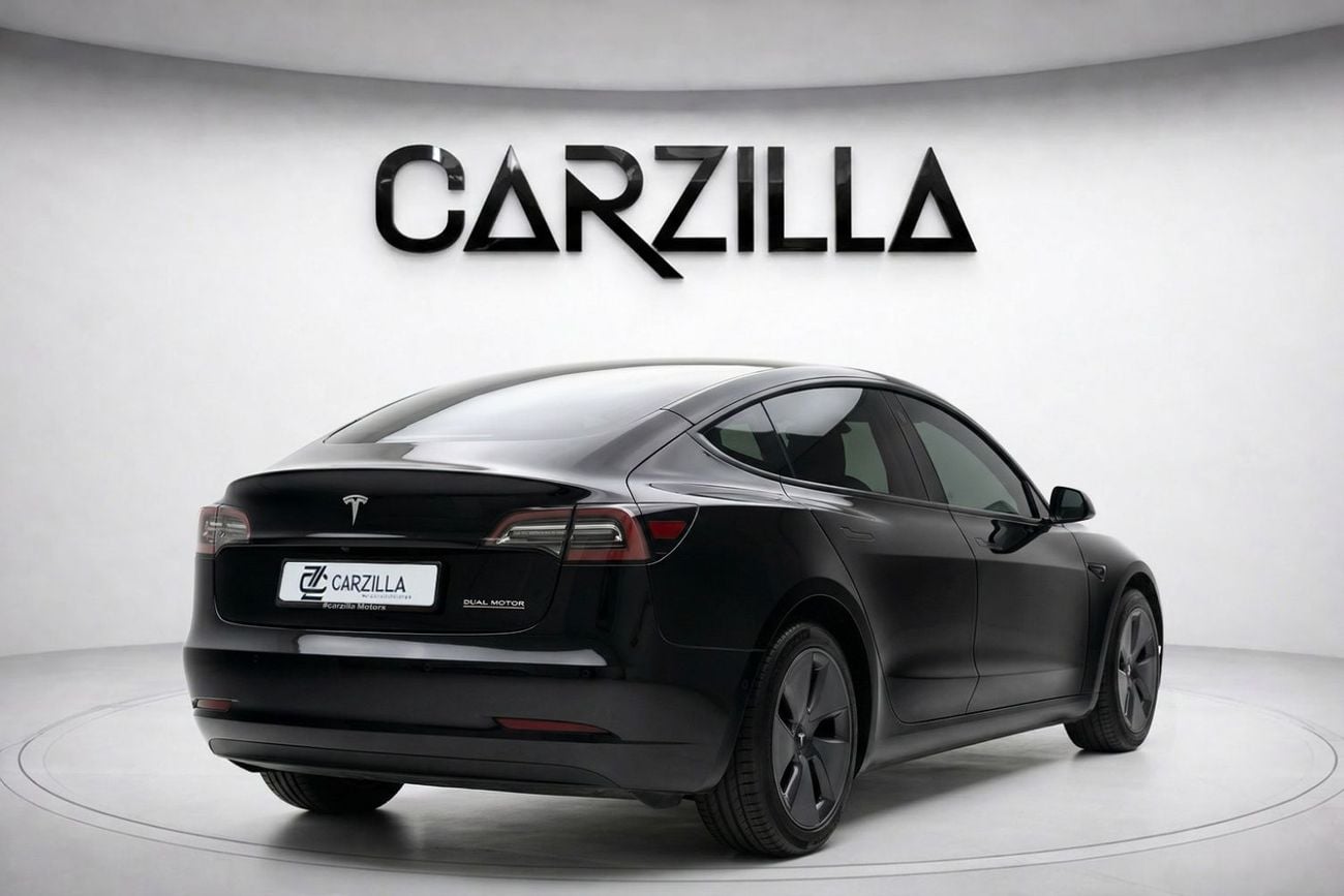 Tesla Model 3 Long Range (AWD) AED 1,469/ Monthly l 0% Downpayment l Tesla Model 3 2022 Long Range