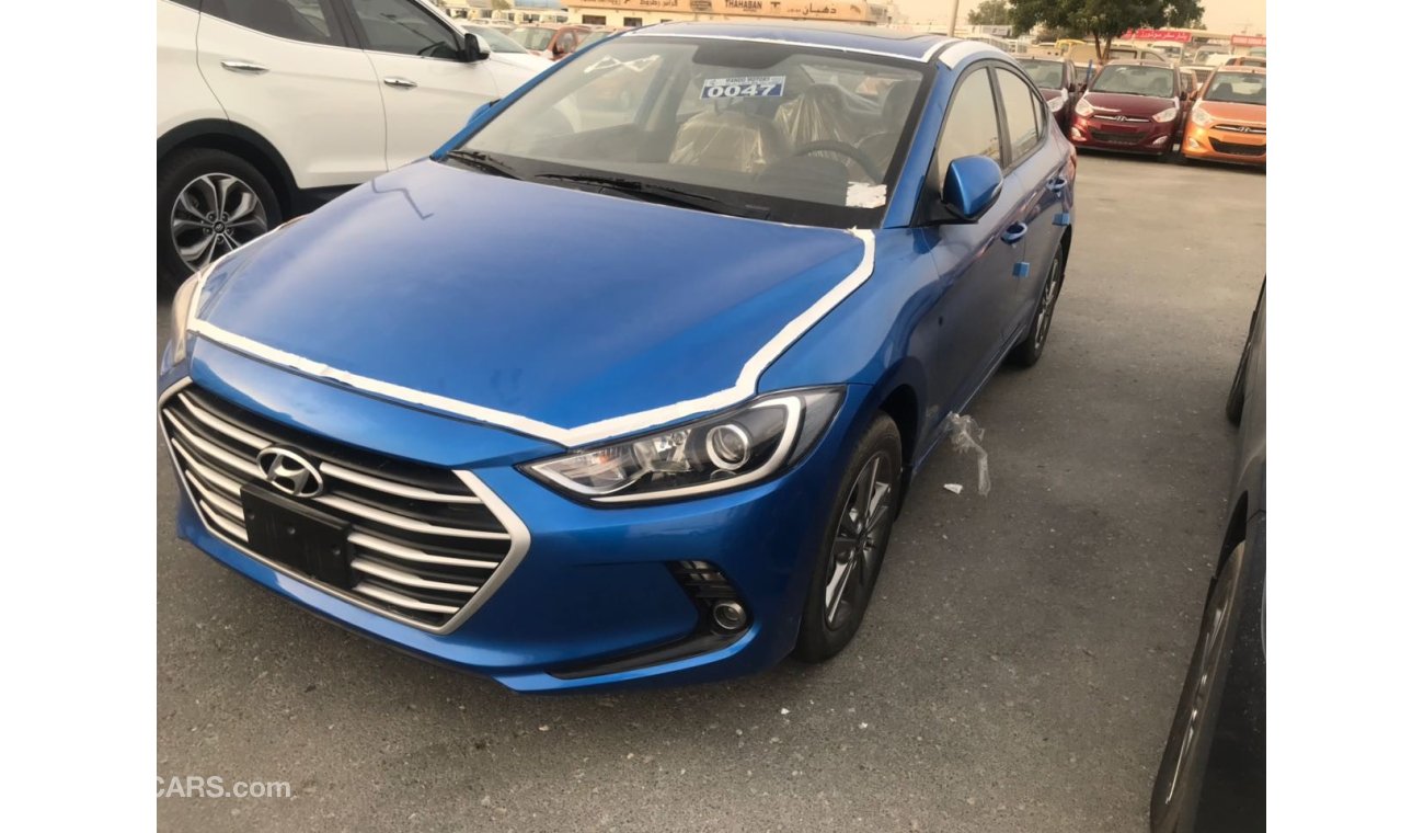 Hyundai Elantra with screen camera and wheels