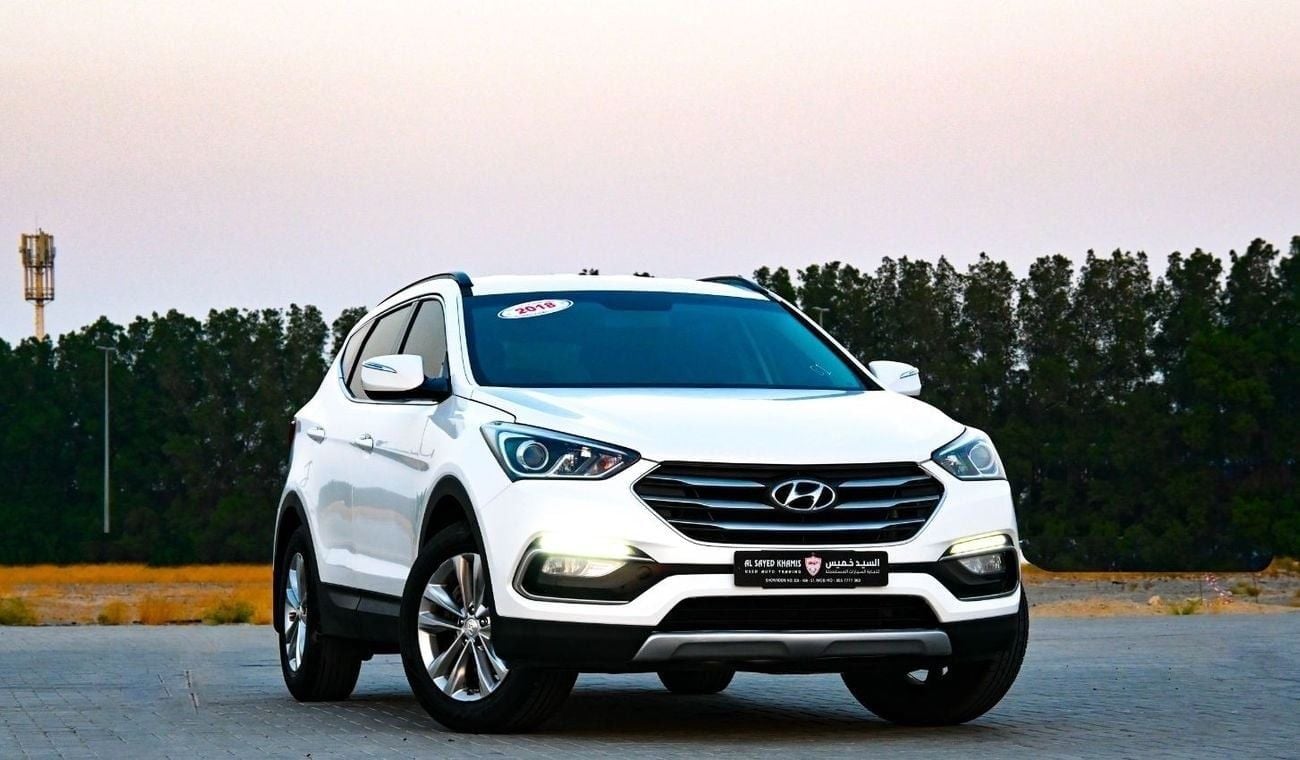 هيونداي سانتا في هيونداي سنتافي 2018 خليجي بحالة ممتازة من الداخل والخارج