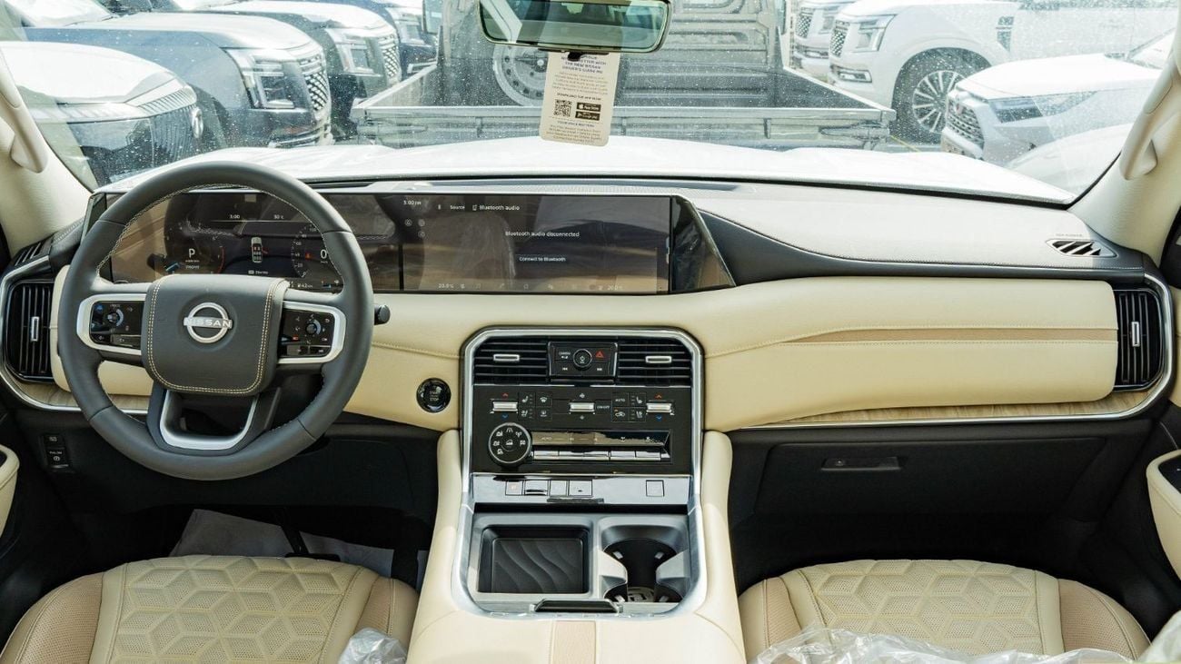 نيسان باترول 2026 Nissan Patrol SE Platinum 3.8L AT Petrol (White-Beige)