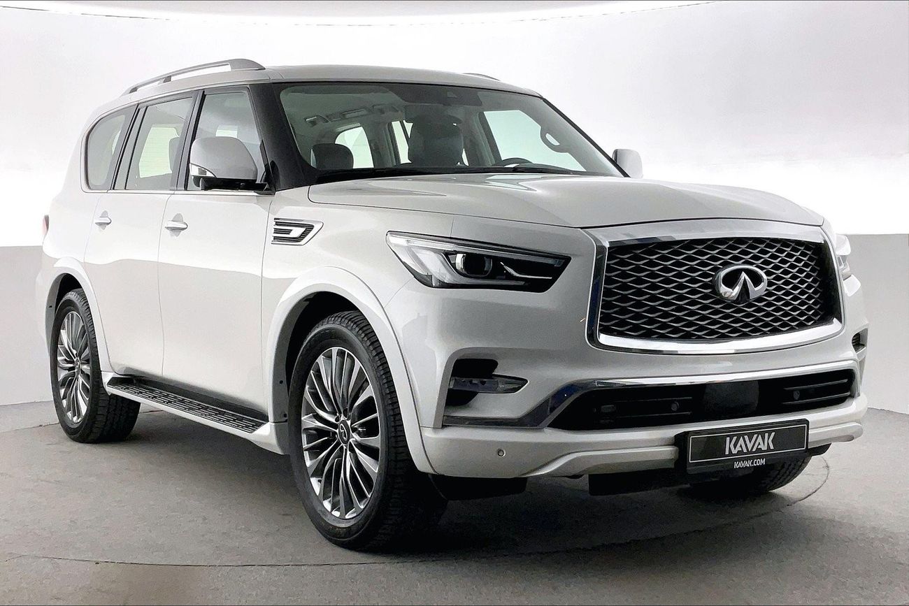 إنفينيتي QX80 Luxe Sensory ProActive (8 Seater) | شامل الضمان | 0 ﺪﻔﻋﺓ ﺃﻮﻟﻯ
