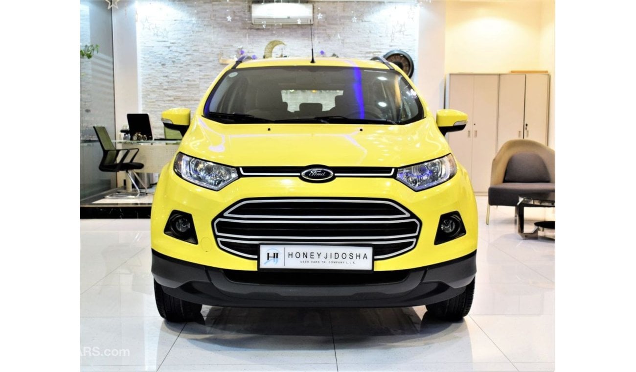 Ford EcoSport Amazing Ford Eco Sport 2015 Model!! in Yellow Color! GCC Specs