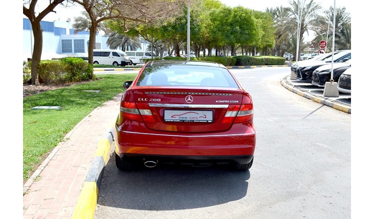 Mercedes-Benz CLC 200 - ZERO DOWN PAYMENT - 1,080 AED/MONTHLY FOR 24 MONTHS - 1 YEAR WARRANTY