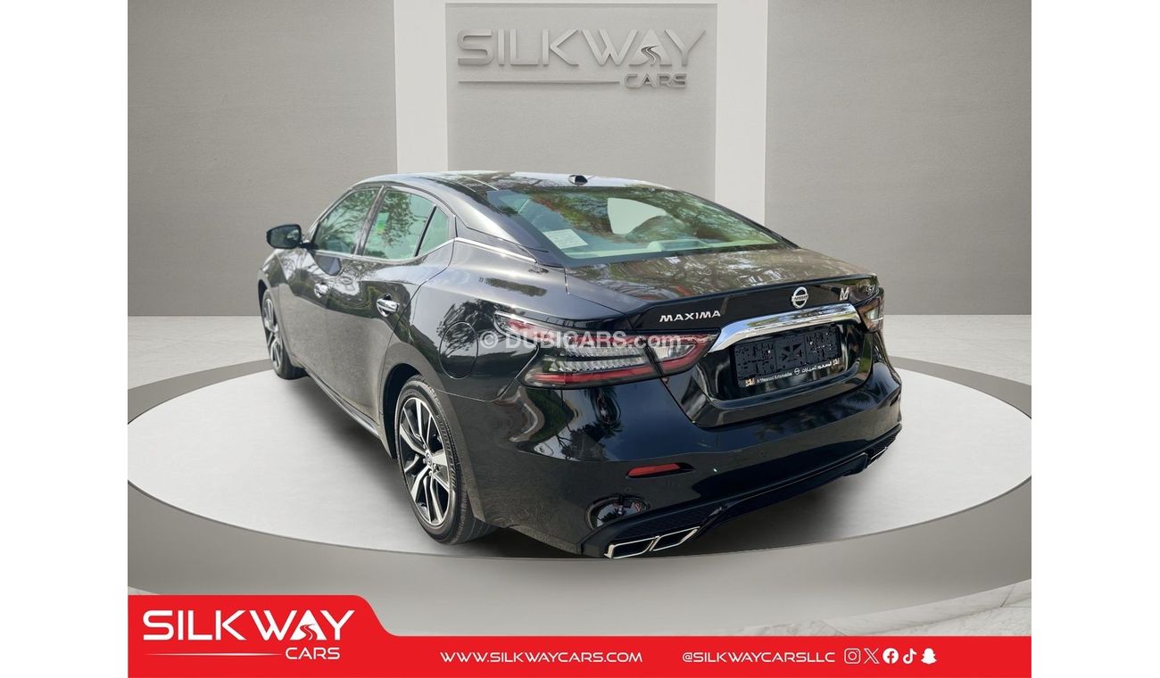 Nissan Maxima Nissan Maxima SV 2022: Sleek Design & Ultimate Comfort, Now at Silk Way Cars!
