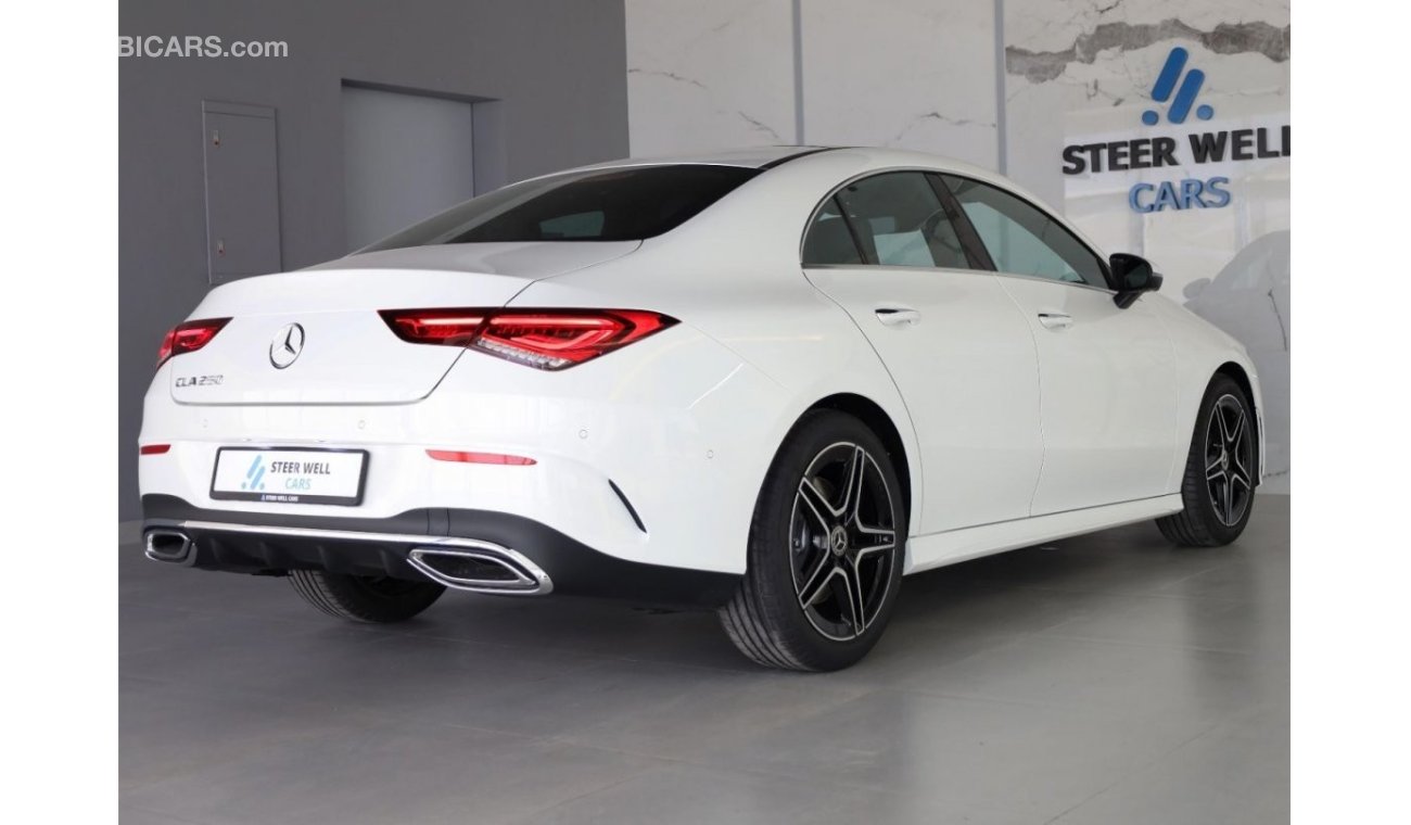 مرسيدس بنز CLA 250 5 YEARS WARRANTY WITH SERVICE PKG UPTO 105KM | GCC SPECS | BRAND NEW