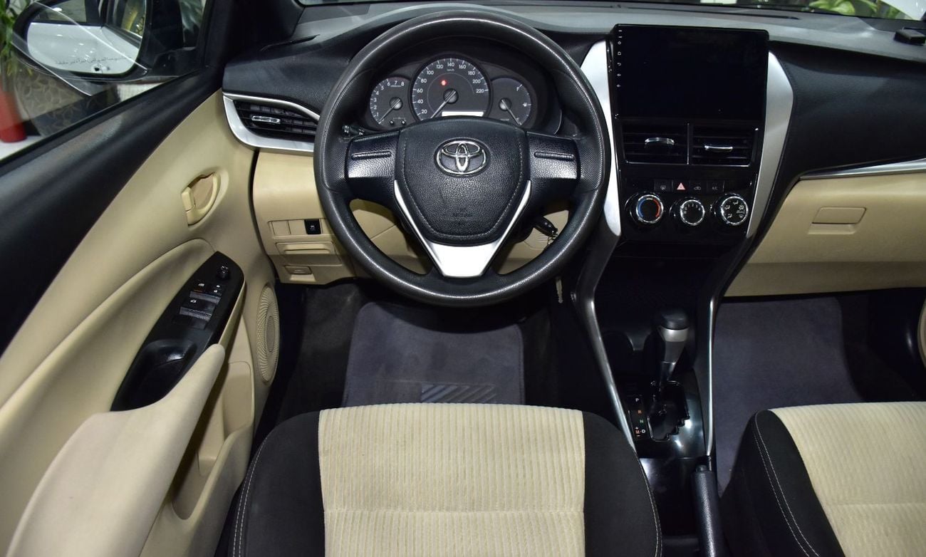 تويوتا يارس EXCELLENT DEAL for our Toyota Yaris SE ( 2018 Model ) in White Color GCC Specs