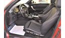 BMW 220i i 2.0L M 2018 GCC DEALER WARRANTY 1 YEAR/20000KM SERVICE CONTRACT