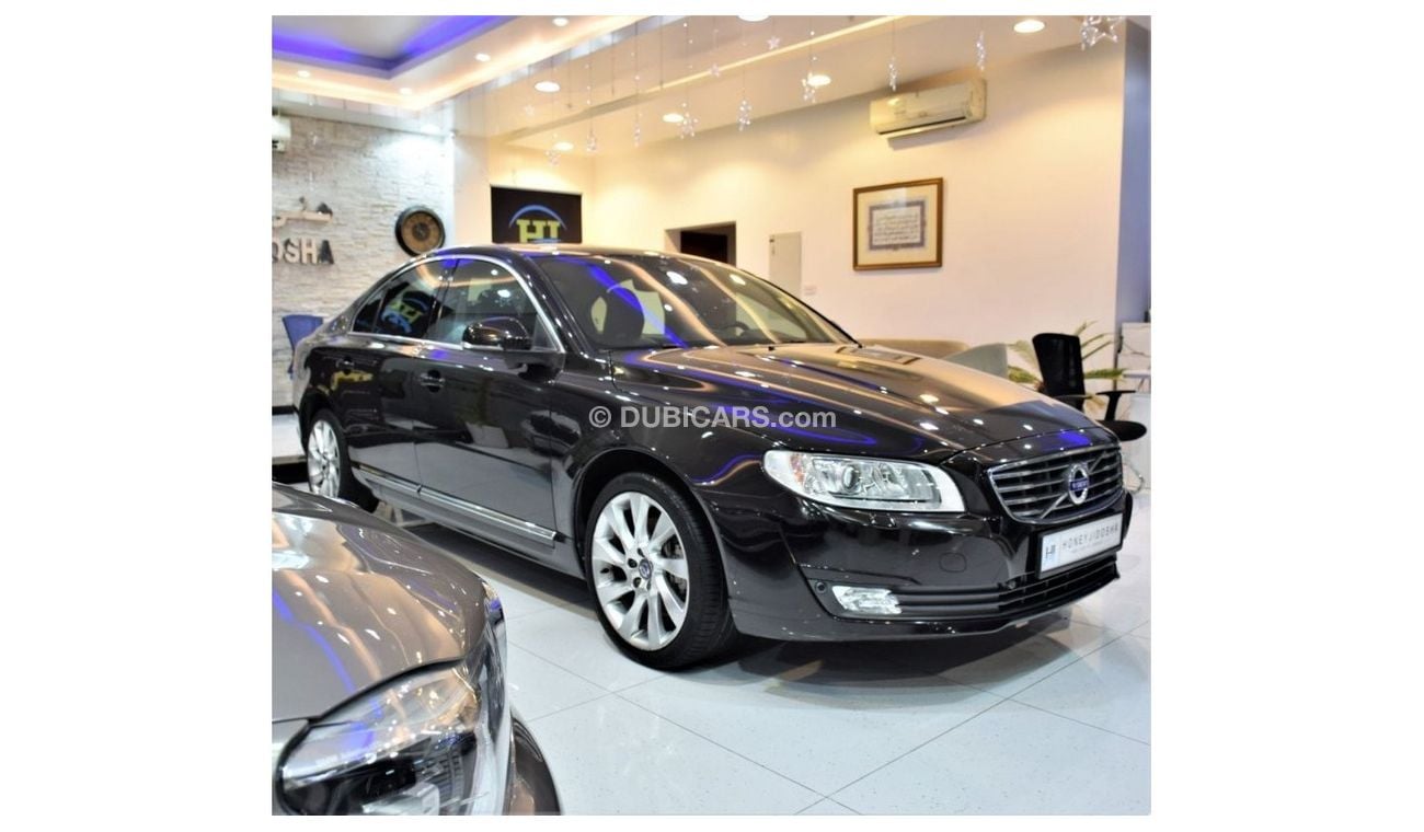 Volvo S80 AED 1,116 Per Month / 0% D.P | Volvo S80 T6 AWD 2015 Model!! in Black Color! GCC Specs