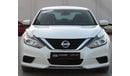 Nissan Altima S NISSAN ALTIMA 2017 WHITE GCC EXCELLENT CONDITION WITHOUT ACCIDENTS
