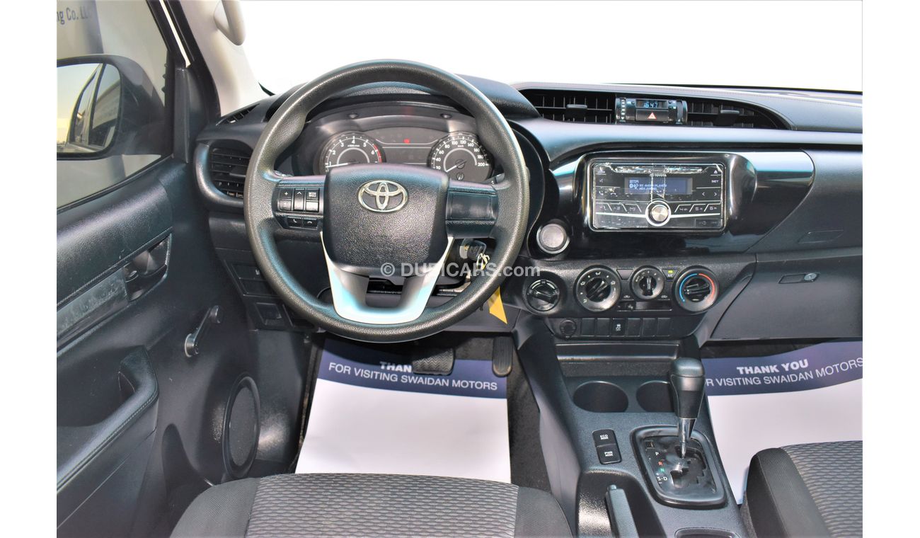 Toyota Hilux 2.7L GL AT 4WD DOUBLE CABIN PICKUP 2018 GCC