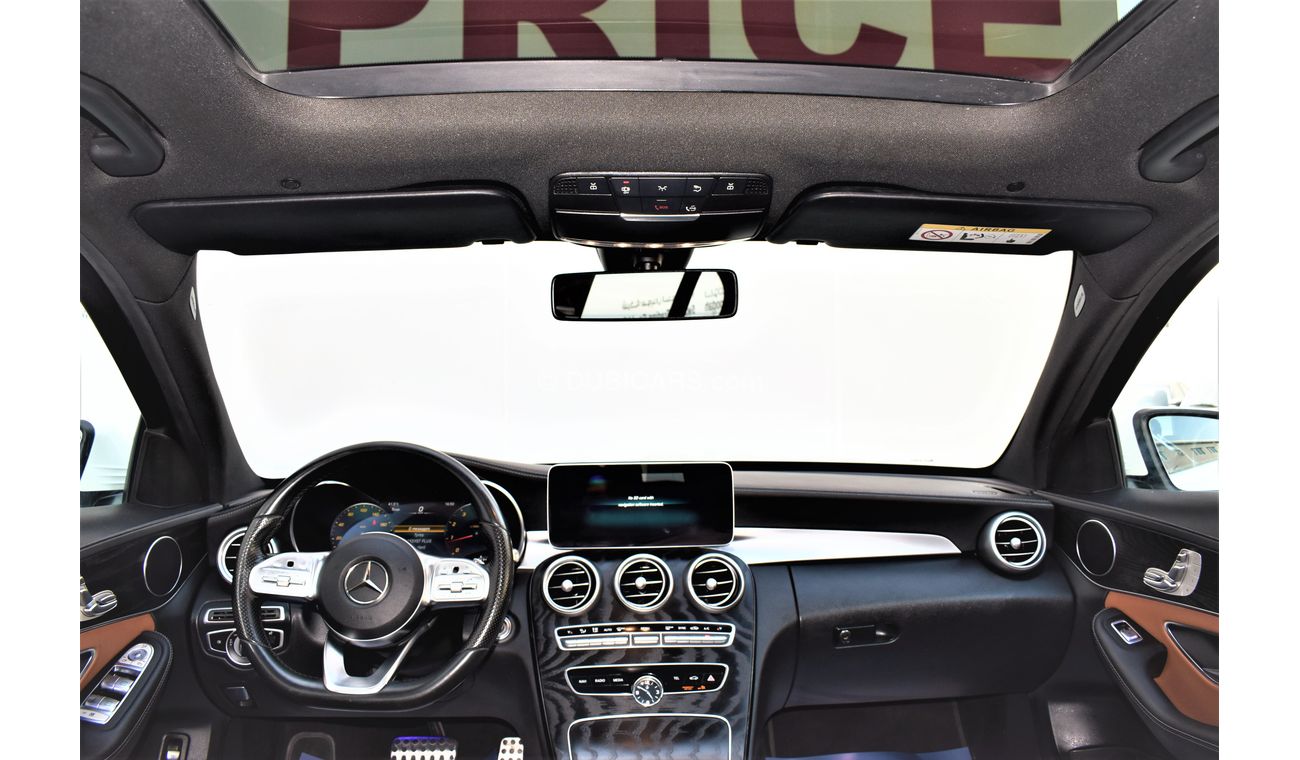 Mercedes-Benz C 200 AED 2399 PM | 2.0L C-200 AMG KIT GCC DEALER WARRANTY