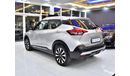 Nissan Kicks EXCELLENT DEAL for our Nissan Kicks ( 2017 Model ) in Silver Color GCC Specs