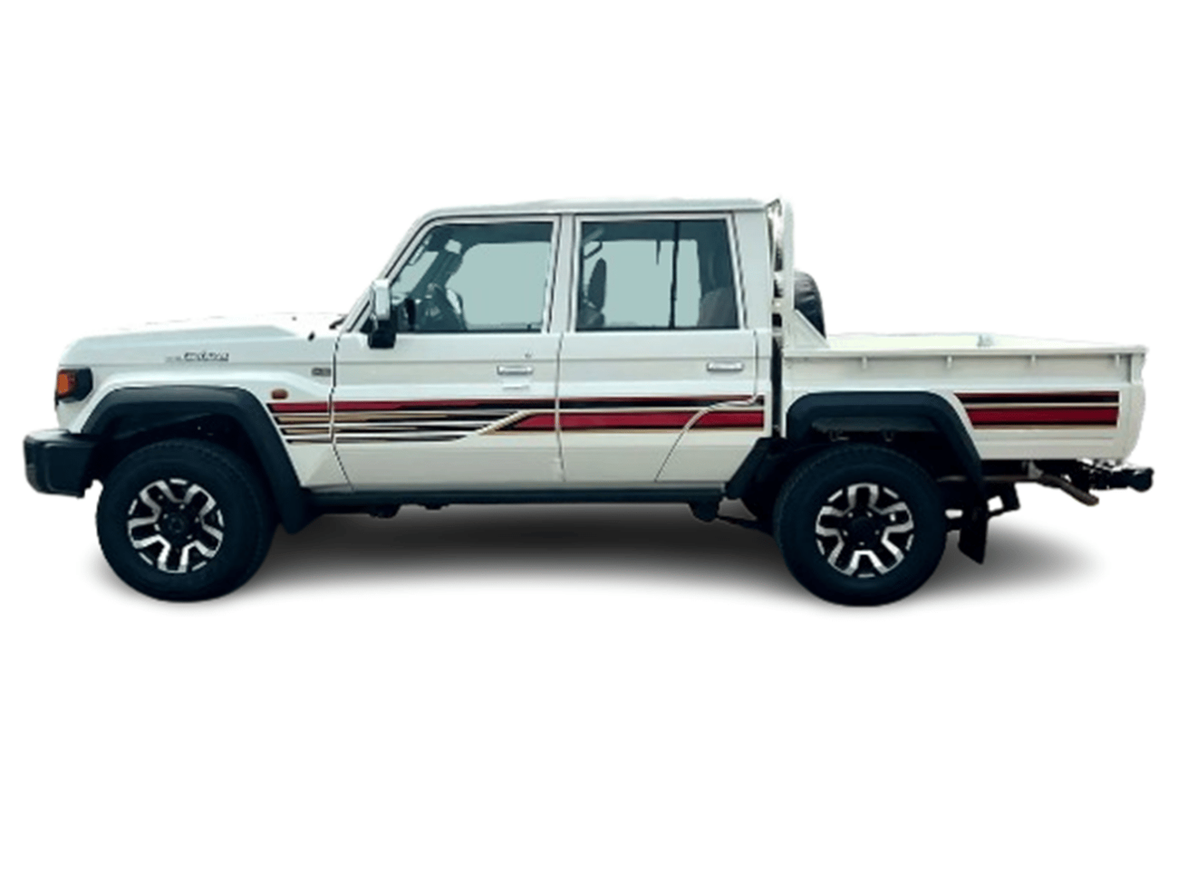 تويوتا لاند كروزر بيك آب ECTATL001 – 2025 Toyota LC79 Double Cab Pick Up - 4.0L Petrol Auto - Full - White with Tan Interior