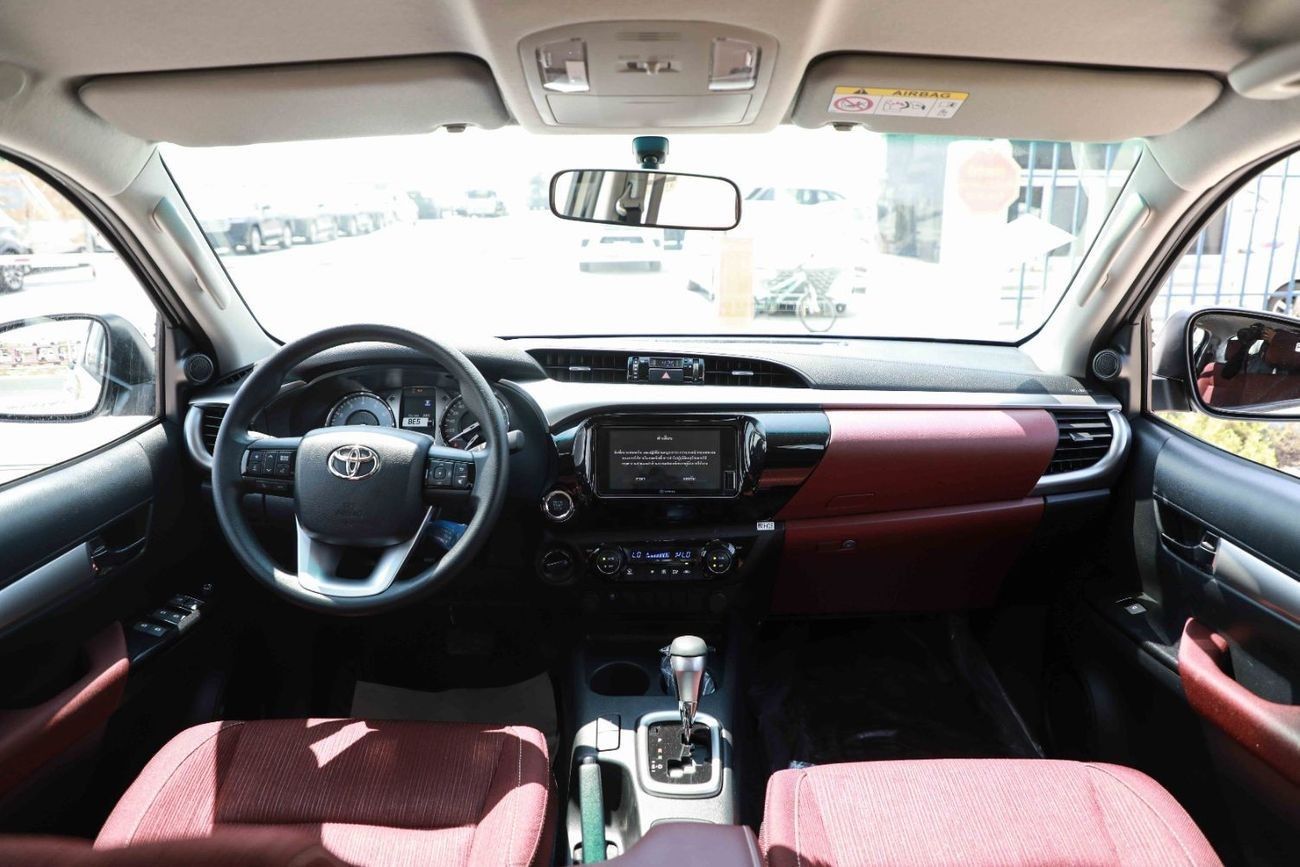 Toyota Hilux 2025 TOYOTA HILUX 2.7 LONG BODY - SUPER WHITE inside RED | Export Only
