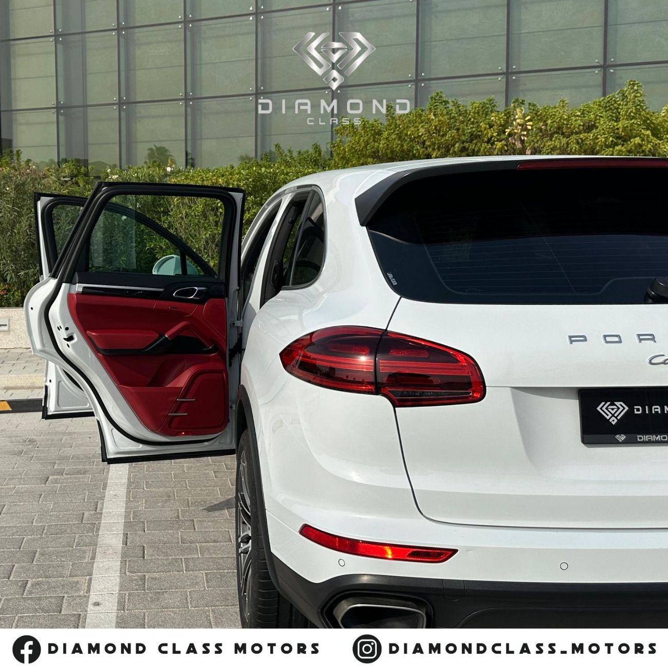 Porsche Cayenne Porsche Cayenne V6 Design Edition Red interior  Full Option GCC AED Under Warranty