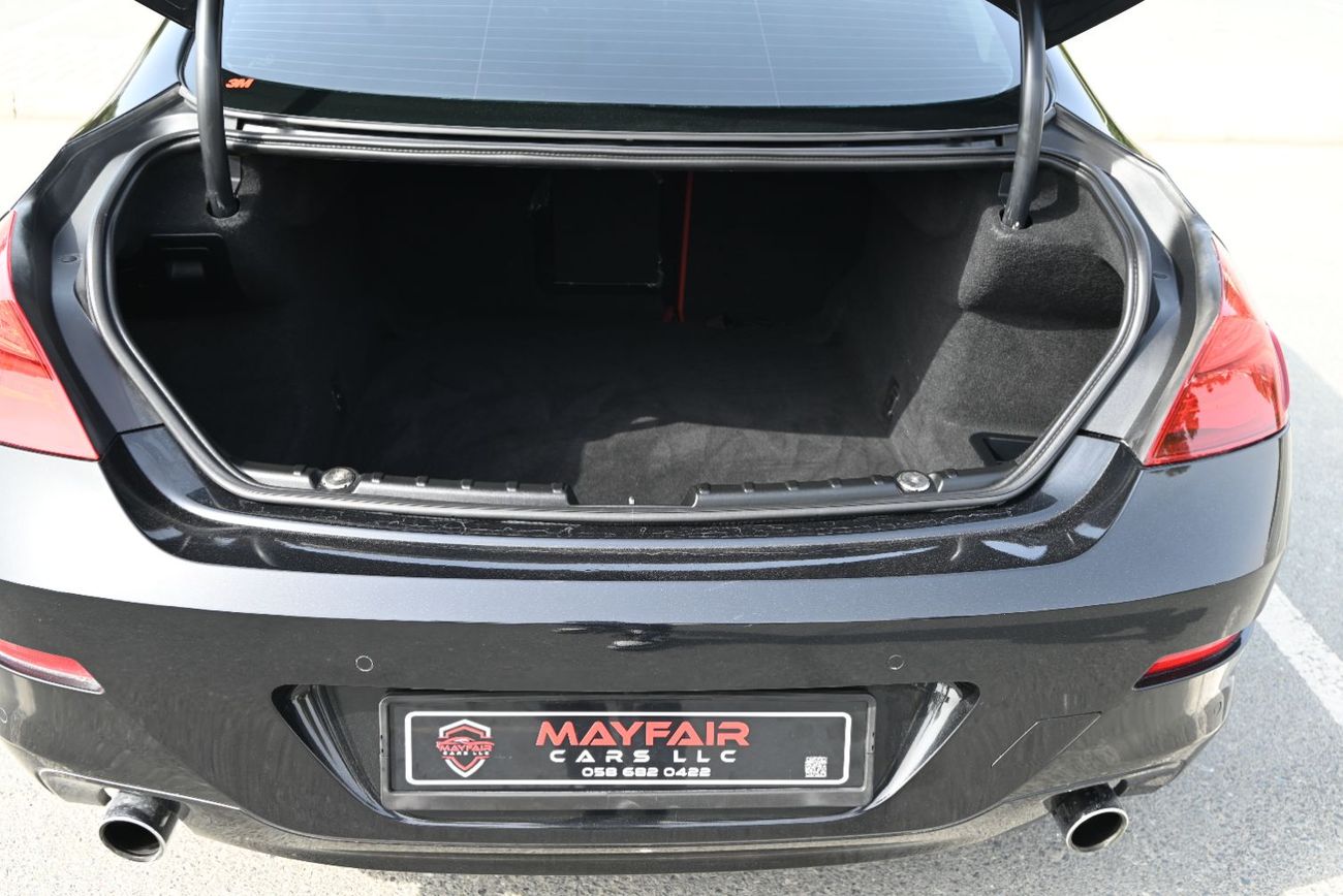 BMW 640i M Sport 3.0L 0% DP - BMW 640i GRAND COUPE 2015 - LOW MILEAGE - FULL AGENCY SERVICE - GCC SPECS