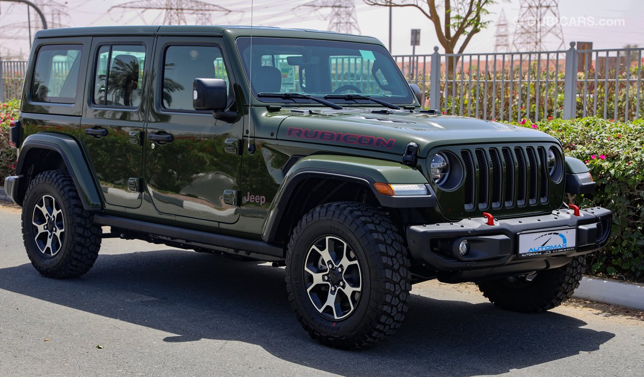 Jeep Wrangler Unlimited Rubicon V6 3.6L , GCC , 2021 , 0Km , W/3 Yrs or 60K Km WNTY @Official Dealer