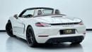 Porsche 718 Boxster GTS 4.0L A/T 2023 Porsche 718 Boxster GTS 4.0 Cabriolet, April/2027 Porsche Warranty, Porsche Full S