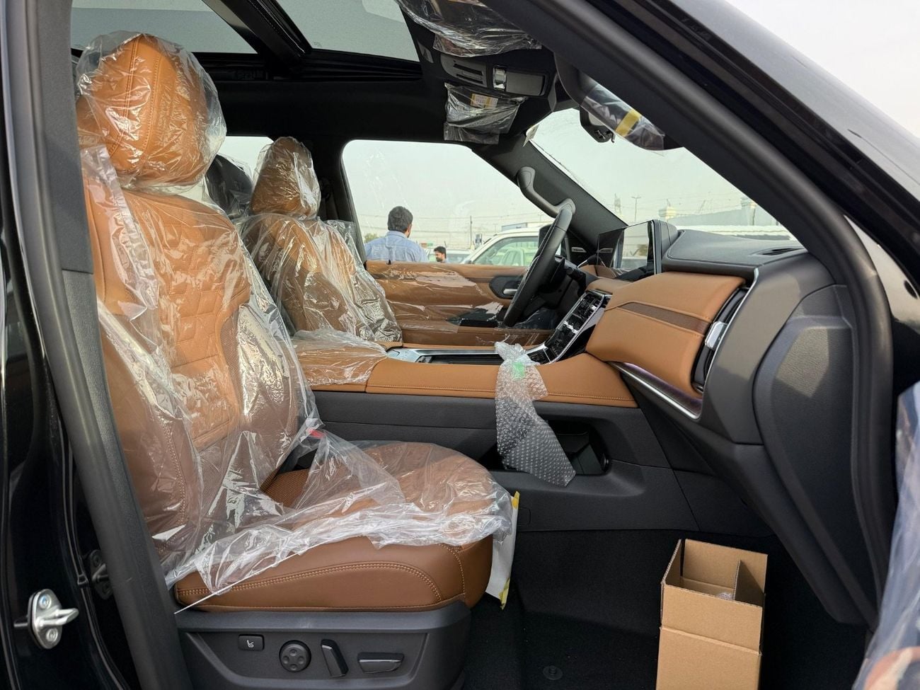 Nissan Patrol LE Platinum City 3.5L 2026 black inside Tan  interior