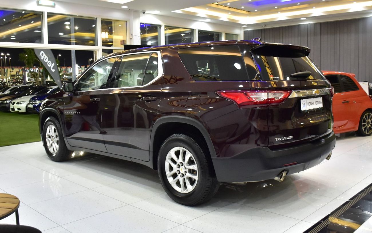 شيفروليه ترافيرس EXCELLENT DEAL for our Chevrolet Traverse ( 2018 Model ) in Maroon Color GCC Specs