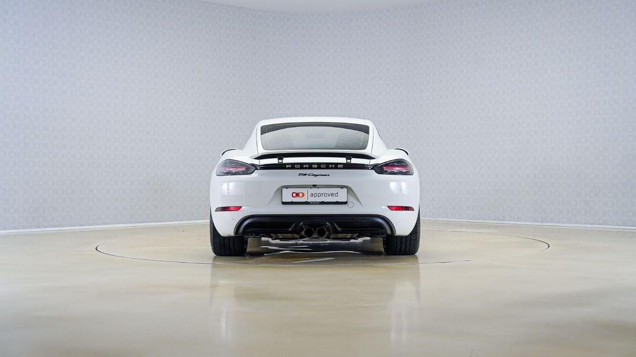 بورش كايمان 718 Std 2.0L A/T | AED 4,913 PM | Warranty August 2026 | GCC