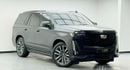 Cadillac Escalade Sport Platinum 6.2L 4WD 2022 Cadillac Escalade 600 Sport Platinum, 2027 Cadillac Warranty and Servic
