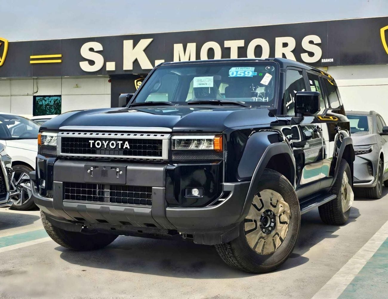 تويوتا برادو ALL ROUNDER || MID OPTION || 2.8L DIESEL V4 || LETHAER WITH DRIVER PWR SEAT || SUNROOF (CODE#P28AR2)