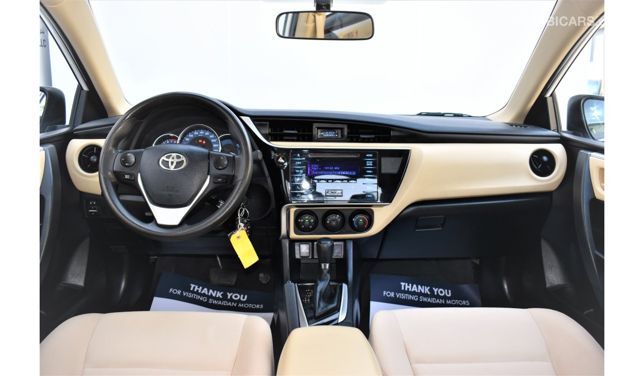 تويوتا كورولا 1.6L SE 2018 GCC SPECS DEALER WARRANTY