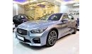 إنفينيتي Q50 AMAZING Infiniti Q50S 3.7 2014 Model!! in Light Blue Color! GCC Specs