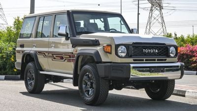 تويوتا لاند كروزر 70 ECTAGR017 - 2025 Toyota LC76 5 Doors Hardtop - 4.0L Petrol Manual - With Snorkel - Beige