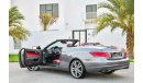 مرسيدس بنز E200 كوبيه AMG Convertable - Full Agency History - Immaculate Condition - AED 2,624 PM - 0% DP