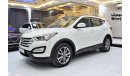 Hyundai Santa Fe GL Top EXCELLENT DEAL for our Hyundai SantaFe 4WD ( 2013 Model ) in White Color GCC Specs