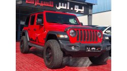 Jeep Wrangler UNLIMITED LIFTED GCC 2018 FSH LOW MILEAGE WITH AGENCY WARRANTY IN MINT CONDITION