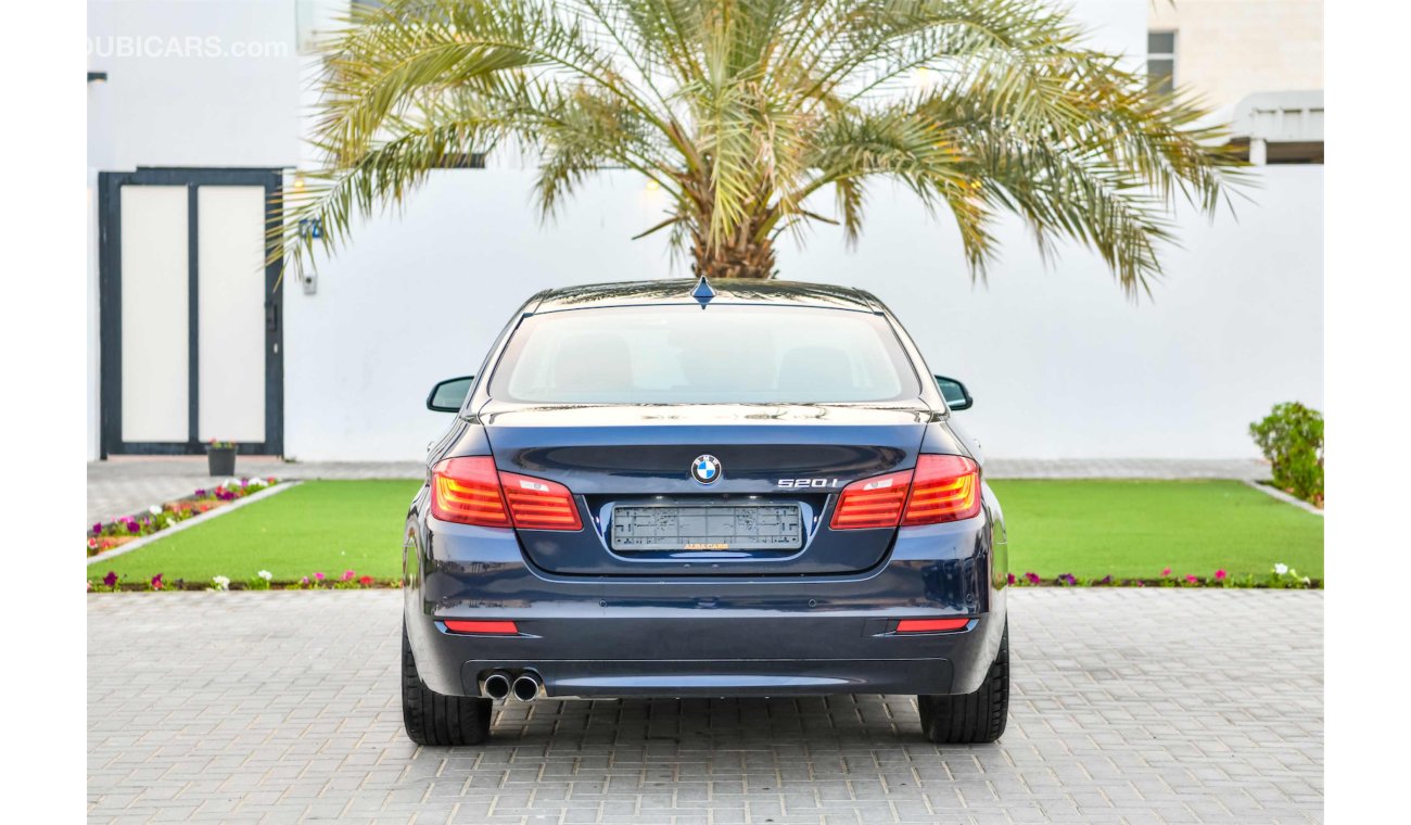 BMW 520i i 2015 - Fully Agency Serviced - Fully Loaded! - Excellent Conditions - AED 1,449 PM - 0% DP