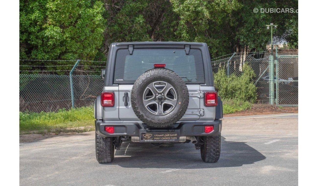 Jeep Wrangler AED 2,154/month 2021 | JEEP WRANGLER UNLIMITED | SPORT GCC | WARRANTY: VALID 25TH DEC 2026 | J37756