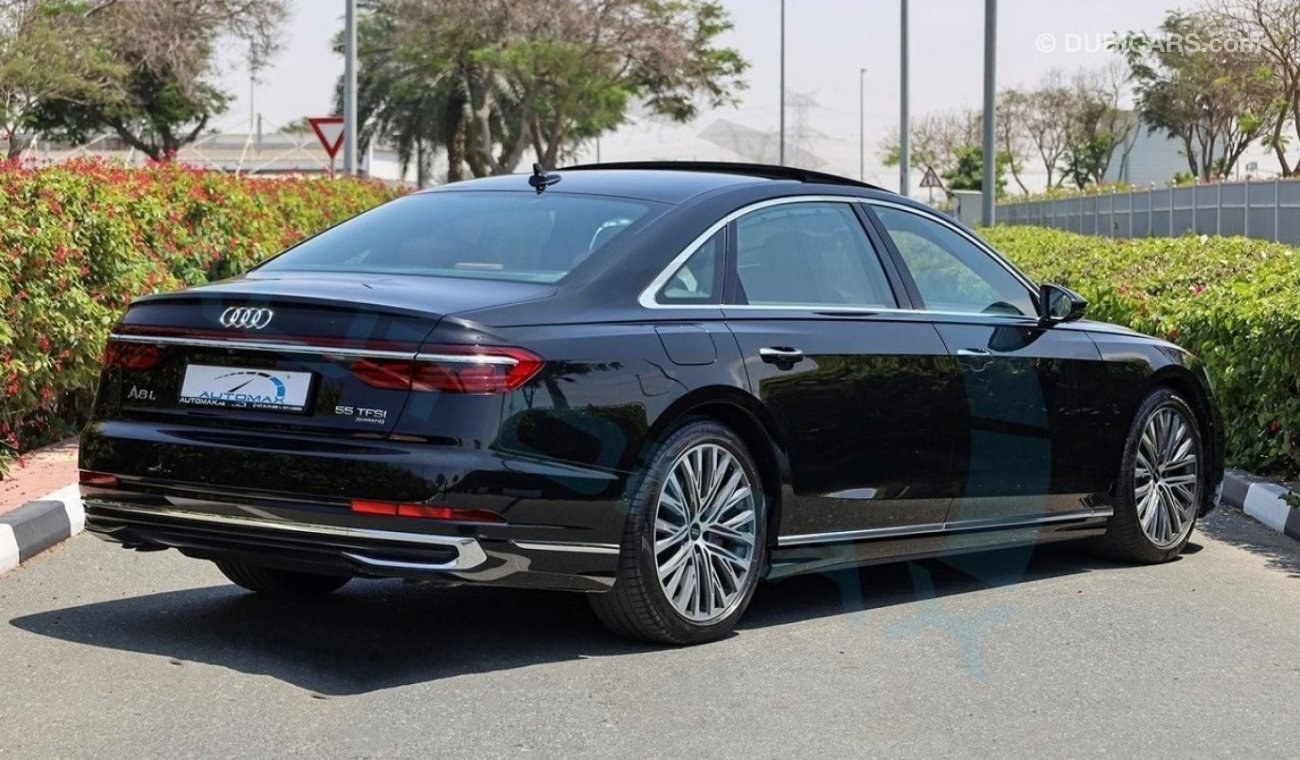 Audi A8 L 55 TFSI Quattro S-Line V6 3.0L AWD , 2023 GCC , With 2 Yrs Warranty & 4 Years Service @Official De