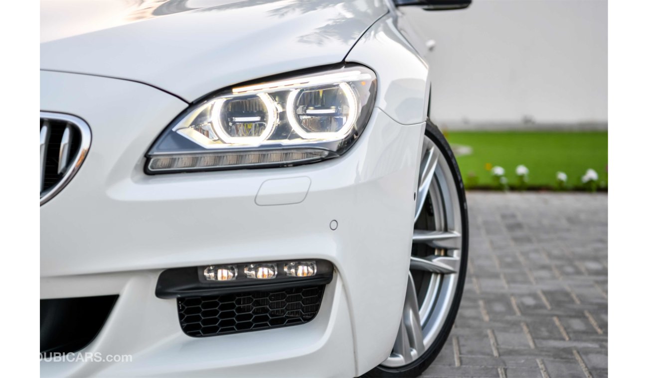 BMW 650i i M-kit Twin Turbo - 2 Y Warranty - GCC - AED 2,089 PER MONTH - 0% DOWNPAYMENT