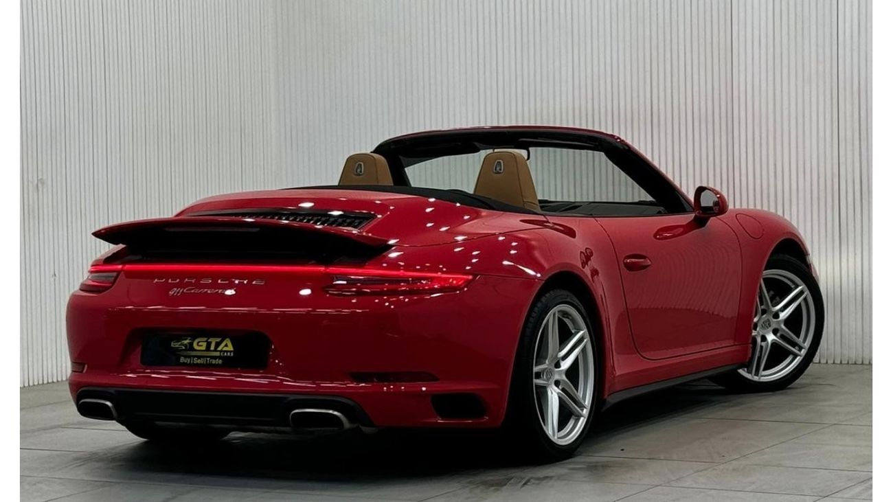 Porsche 911 2017 Porsche 911 Carrera 4 Cabriolet, 1 Year Warranty, Service History, GCC