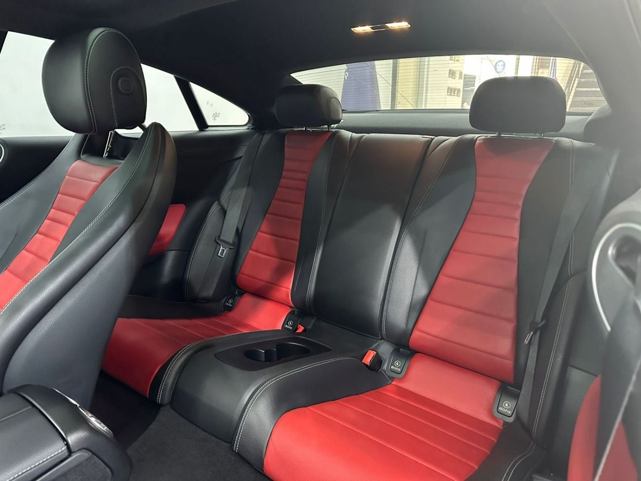 Mercedes Benz E 200 Coupe Mercedes-Benz E200 2022 – Black Exterior with Premium Red & Black Leather Interio